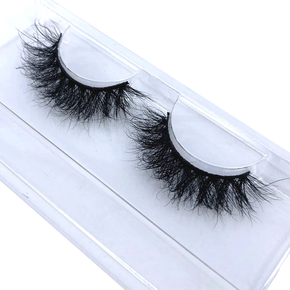 New Dropshipping natural wispy volume 3d mink lashes makeup eyelashes false lashes mink eyelashes with soft band