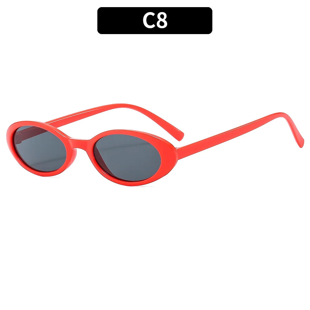Polarized Small Oval Women's Myopia Sunglasses Women Frame Nearsighted Sun Glasses Uv400 Protection Eyewear