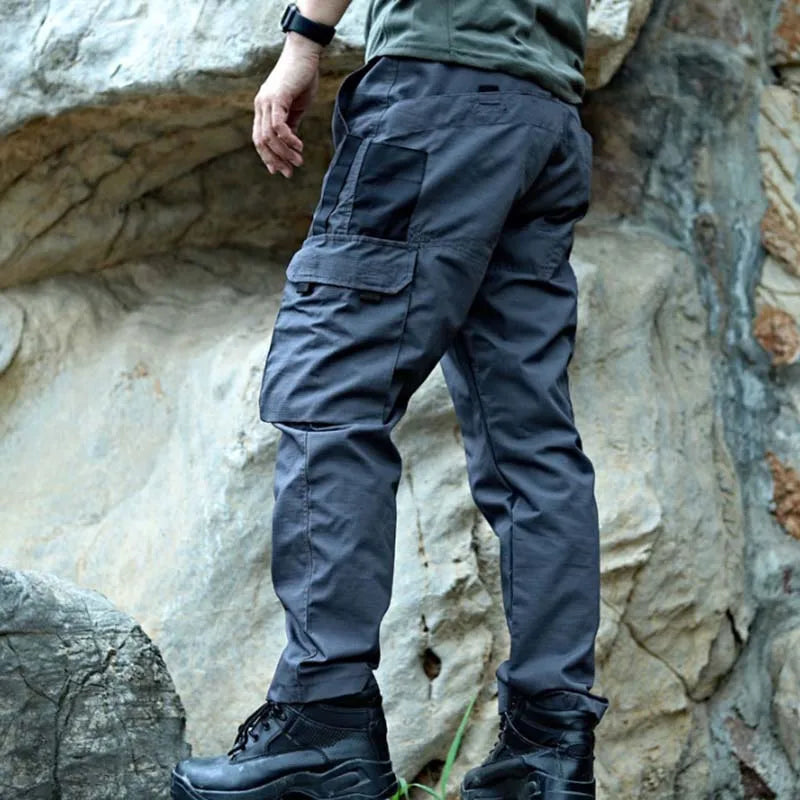 New Tactical Pants Quick Dry Multi-Pocket Cargo Pants Mens Casual Trousers Wear-Resistant Work Trainning Hiking Pant Loose