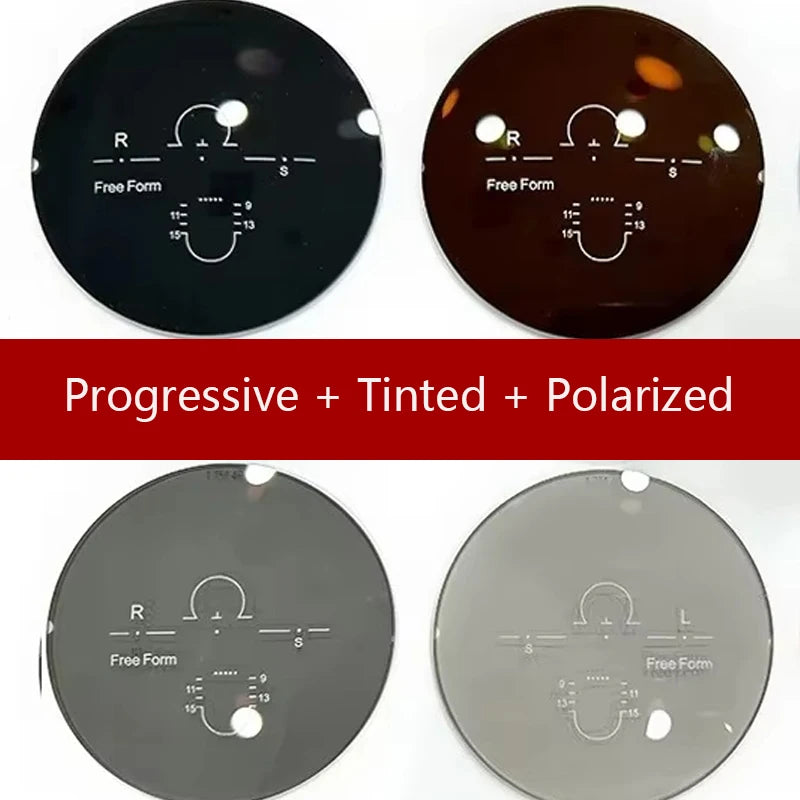 Customized Prescription Lenses Colour Tinted Polarized Photochromic Sunglasses Optic Progressive Lens Myopia Presbyopia Glasses
