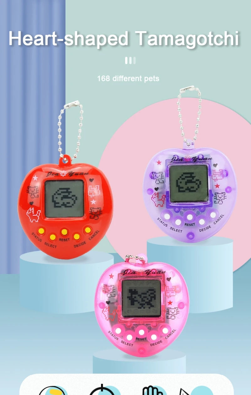Virtual Pet Tamagotchi Tamagochi Toy in Russian Original German Spanish Polish Electronic Animals Kid Play Game Boy Child Pixel