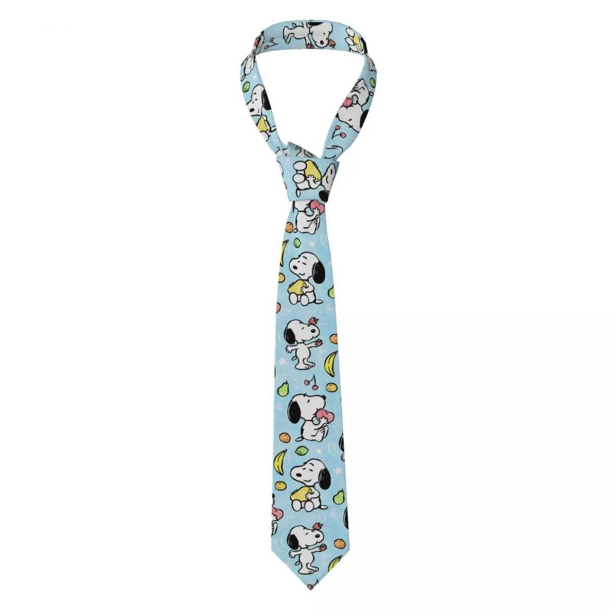 Snoopys & Woodstock Smile Giggle Laugh Neckties Silk 8 cm Neck Tie for Mens Shirt Accessories Cravat Wedding Accessories Office