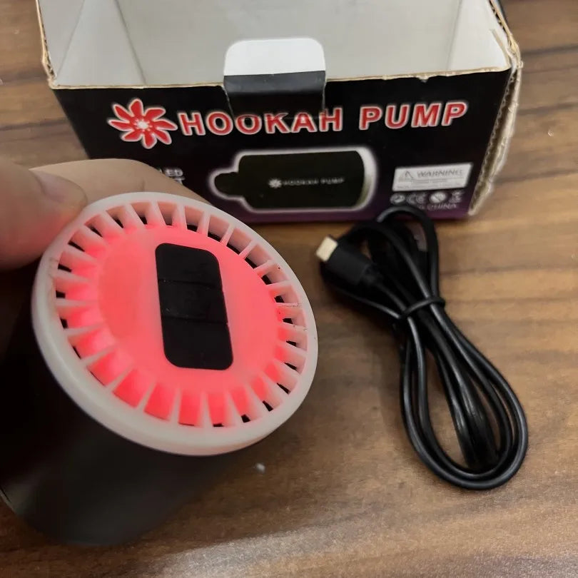 Shisha Hookah Starter USB Charging with Led Lights Rechargeable Battery Strong Air Pump Utensil Save Breath Chicha Accessories