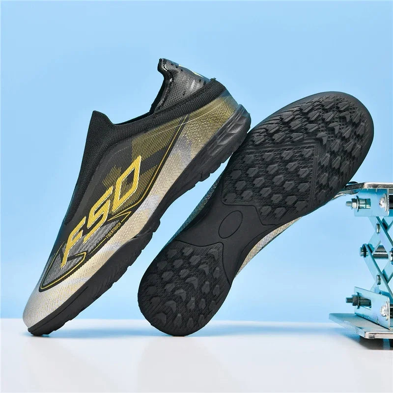 New Men Football Boots Sports Shoes Soccer Shoes High-quality Ultralight High Ankle Breathable Futsal Non-Slip Outdoor Match