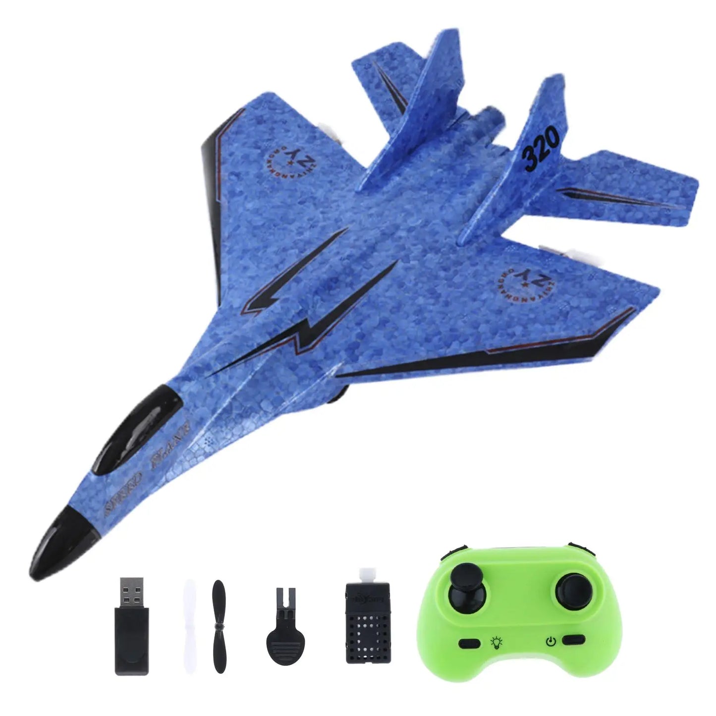 RC Plane RC Glider ,Ready to Fly with Light, Easy to Fly, Foam RC Airplane