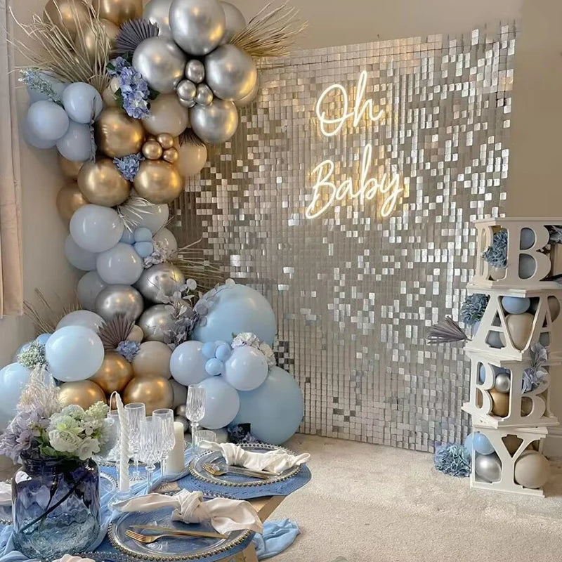 BABY Blocks Baby Shower Decoration Hollow Baby Cubes Balloon Filling Boxes Foam Board One 1st Birthday Party Decor