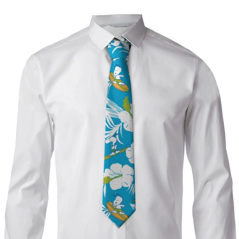 Snoopys & Woodstock Smile Giggle Laugh Neckties Silk 8 cm Neck Tie for Mens Shirt Accessories Cravat Wedding Accessories Office