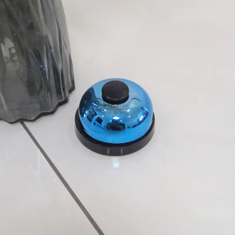 Pet Toy Training Called Dinner Small Bell Footprint Ring Dog Toys for Teddy Puppy Pet