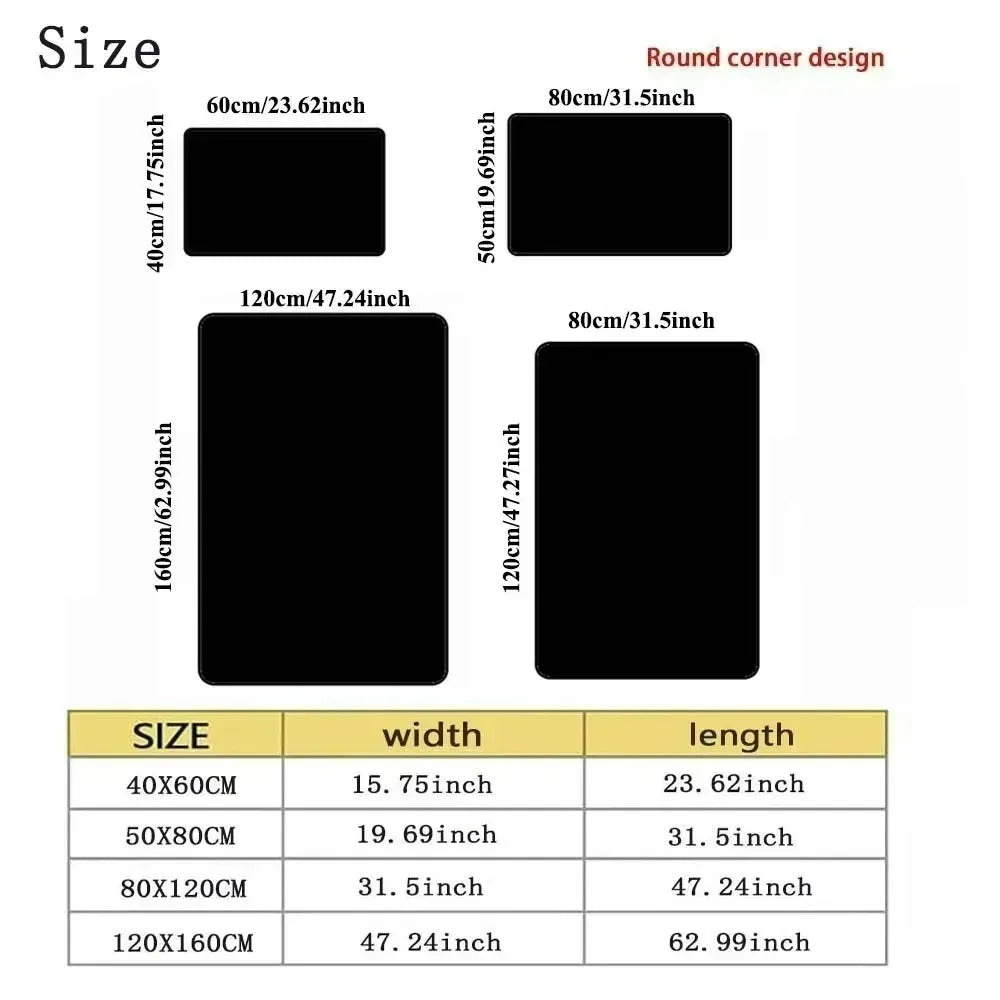 Islamic Muslim Carpet for Living Room Bedroom Bedside Floor Mat Home Lounge Decoration Absorbent Anti-Slip Doormat Prayer Rugs