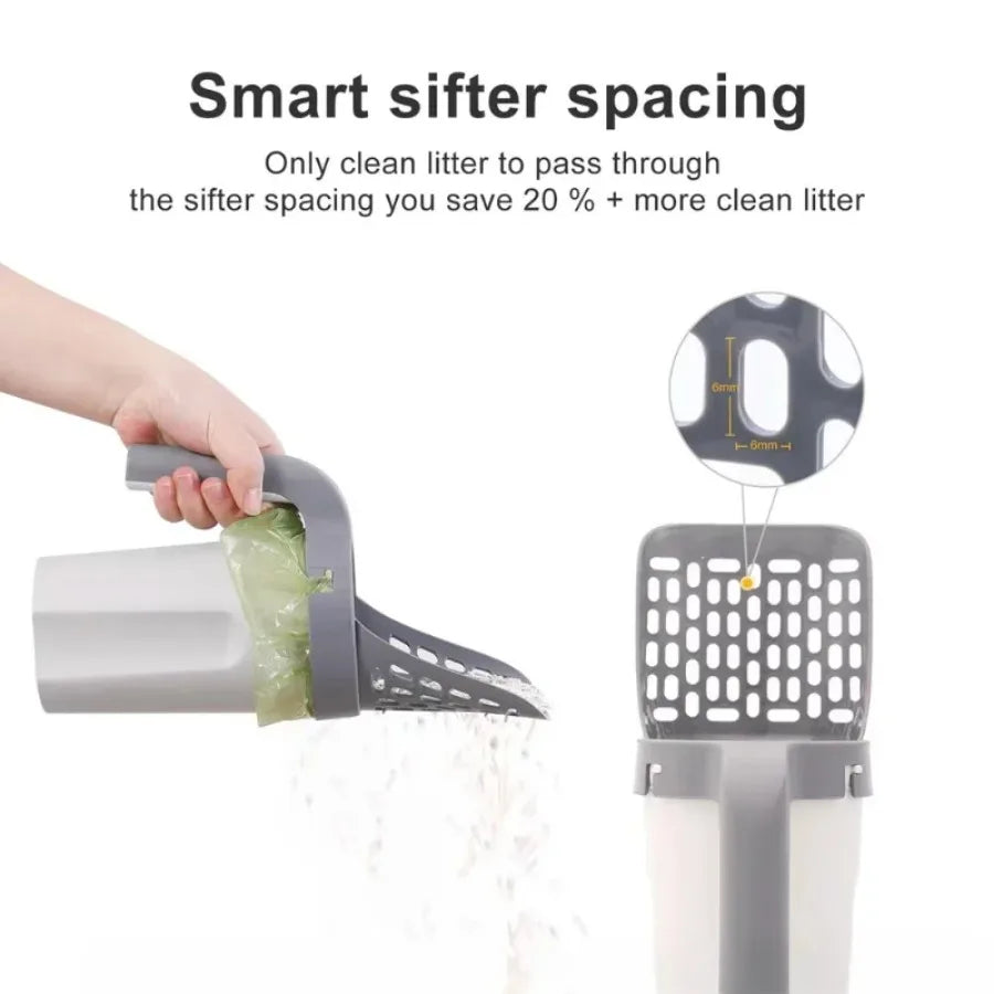 Cat Litter Shovel Scoop For Pet Filter Clean Toilet Garbage Picker Cat Supplies Accessory Cat Litter Box Self Cleaning