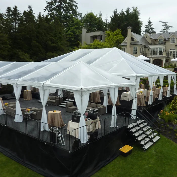 Durable Frame Tents for Concerts, Weddings, Outdoor Events Accommodate 200-1000 People