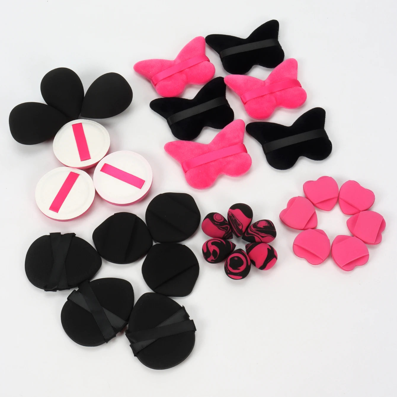 10/20/30/40/50-Piece Set of Multifunctional Makeup Tools, Expands When Exposed to Water, Suitable for All Skin Types