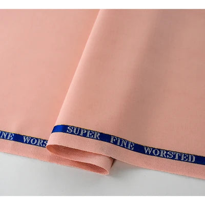 High Count 50% Worsted Wool Fabric For Suits Sewing Blazer Vest Pants Coat DIY High End 280g/m Serge Cloth Material 50X150cm