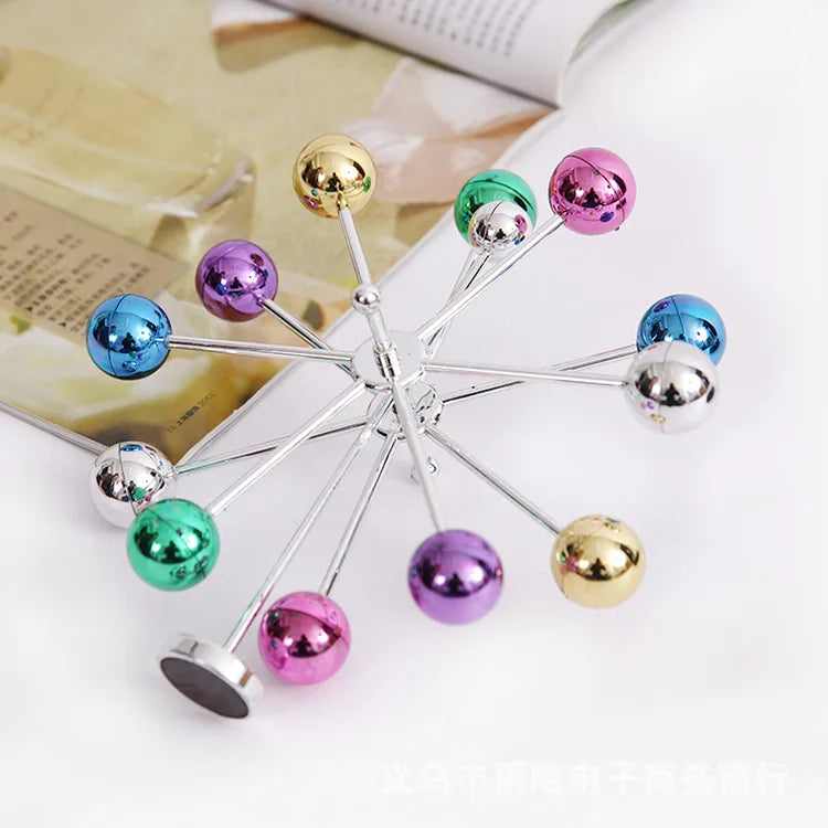 Cosmic Balance Magnetic Perpetual Motion Ferris Wheel Decoration Eternal Swivel Sphere Kinetic Desk Ornament Modern Decor totoro