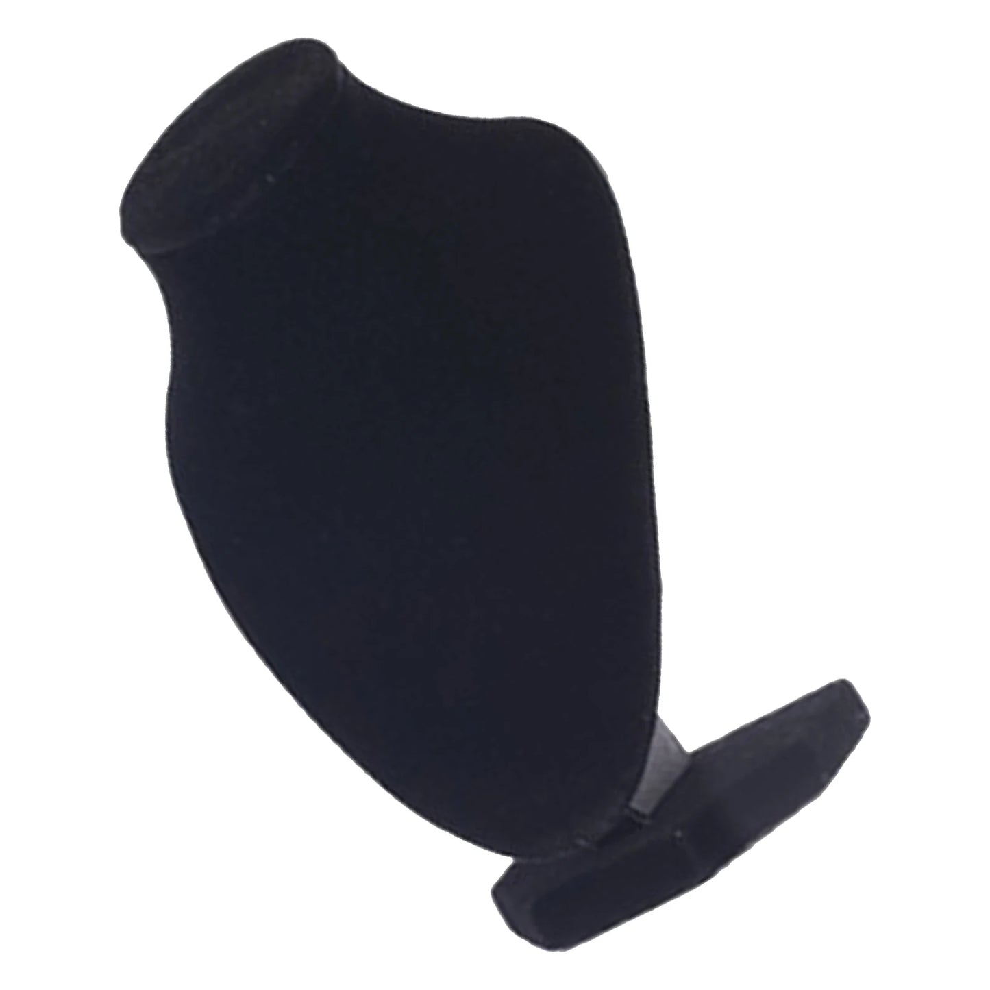 Necklace Mannequin Bust Elegant Fashionable Portable Wooden Black Lint Necklace Display Holder for Jeweler for Home