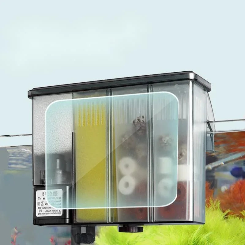 Powerful Aquarium External Filter Wall Mounted Fish Tank Filter Barrel Efficient Water Purification And Circulation System