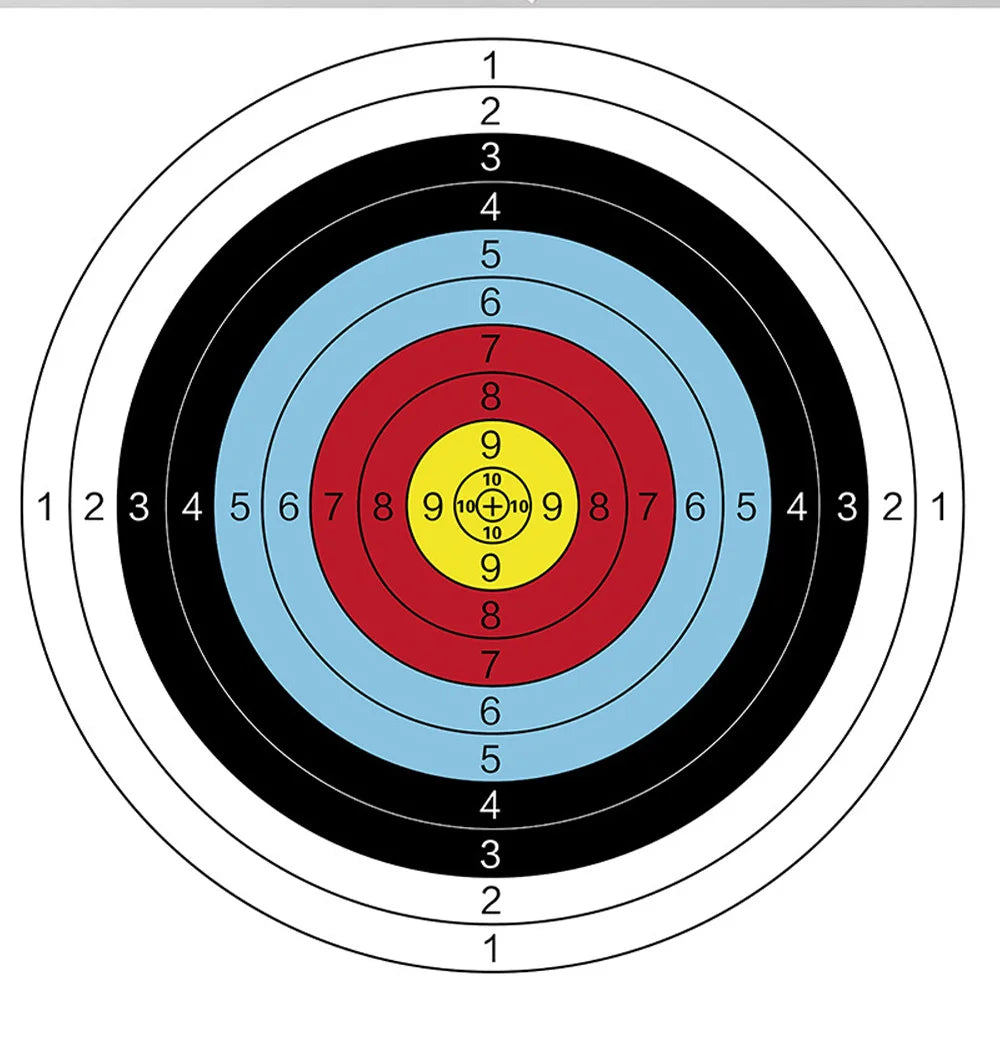 Archery Targets Paper,  Bow and Arrow Targets for Hunting Backyard, Archery Target Practice Accessories