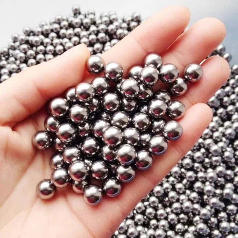50/200pcs/Lot 6mm 6.35mm 8mm Steel Balls Hunting High-carbon Steel Slingshot Balls Catapult Slingshot Hitting Steel Ball