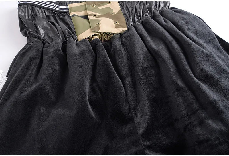Ski pants for men and women windproof waterproof warm thick camouflage and velvet snow pants snowboard ski pants