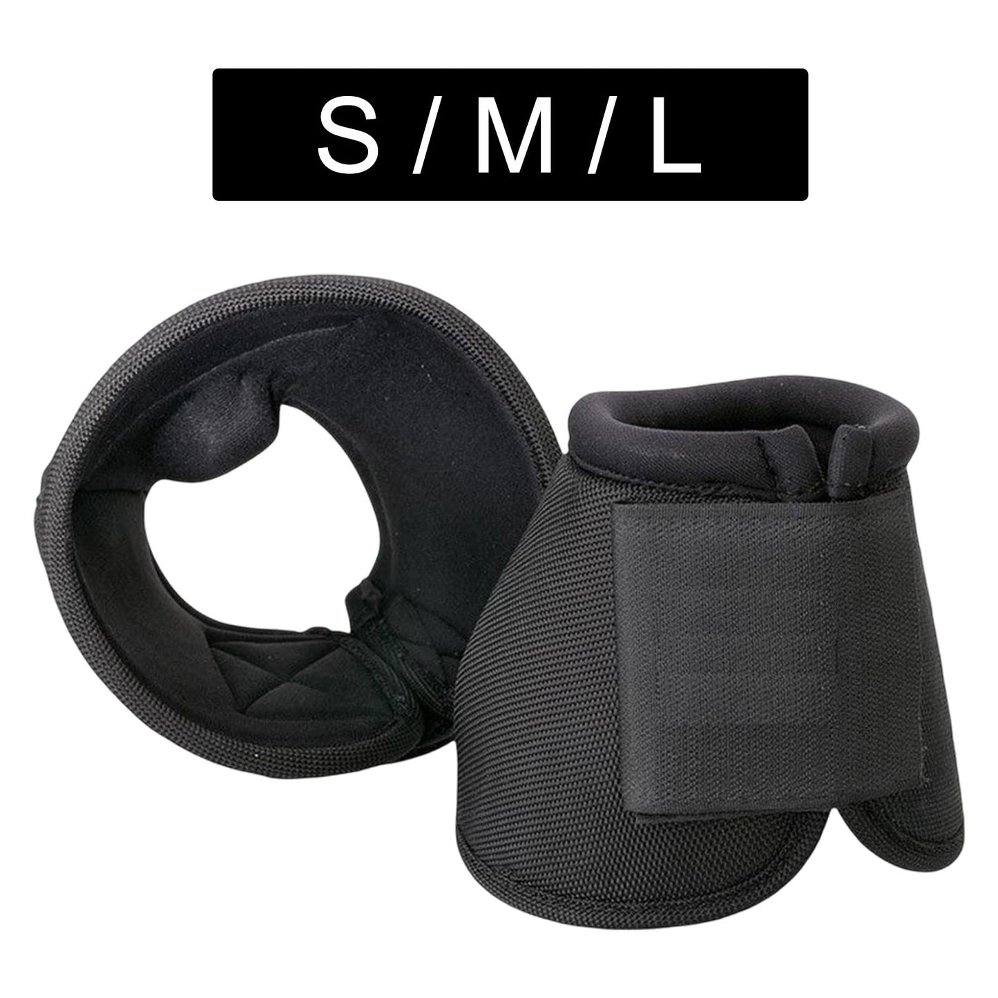 Horse Bell Boot Equine Hoof Boot Quick Drying & Comfort Heavy Duty Protection Equestrian Accessories Equipment Pair Durable