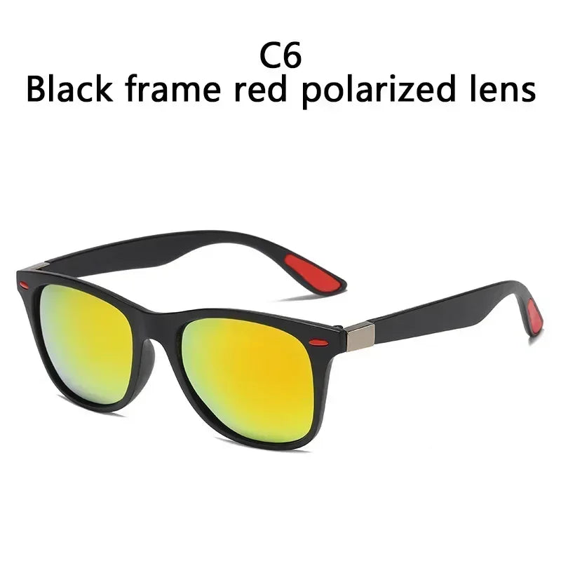 Polarized Classic Sunglasses Men Women Brand Design Driving Square Frame Sun Glasses Male Goggle UV400 Gafas De Sol