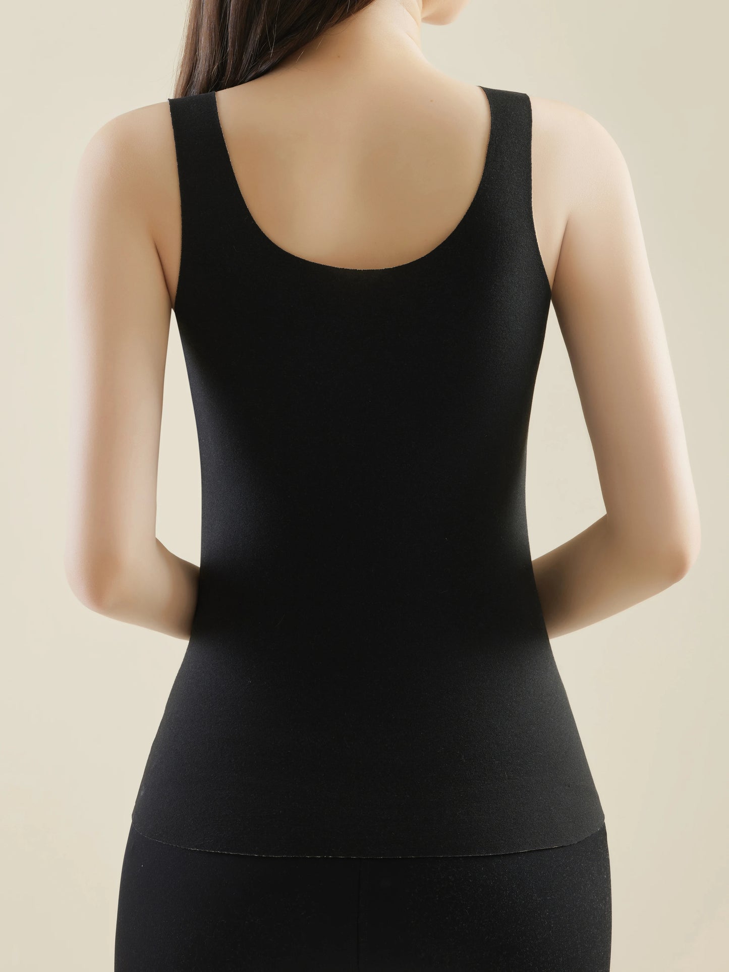 Women's Thermal Vest with Chest Pad 2024 New Autumn and Winter Seamless Thermal Clothing Double Layer Velvet Thermal Intimates