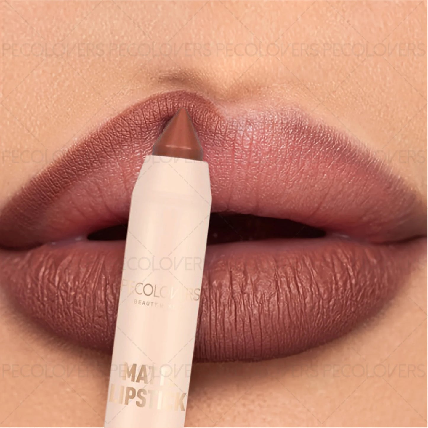 1PC Waterproof Matte Lipstick Pen-Long-Lasting, Waterproof, Moisturizing Formula in Various Shades of Pink, Red, and Nude