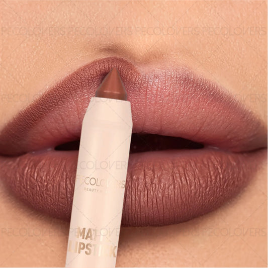 1PC Waterproof Matte Lipstick Pen-Long-Lasting, Waterproof, Moisturizing Formula in Various Shades of Pink, Red, and Nude