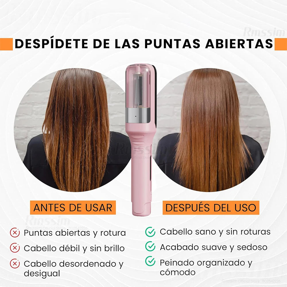 Hair ends Trimmer Split Remover Dry Damaged Brittle Professional Automatic Trim Split for Women Cordless Hair cutting machine