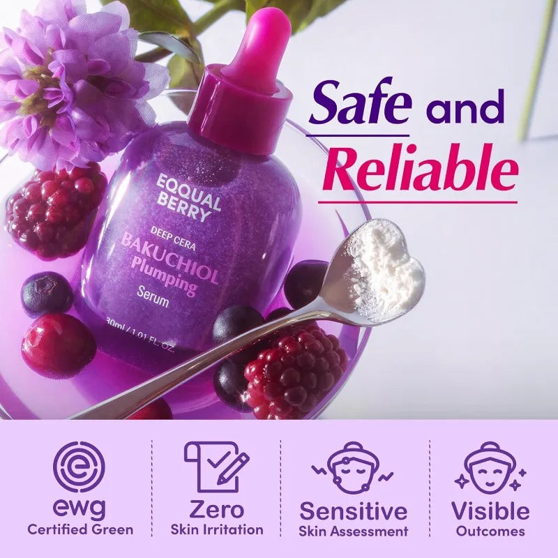 Korean Skin Care Vitamin Illuminating & Bakuchiol Face Serum Vitamin C Niacinamide Anti-Aging Serum Brightening Firm Skin 30ml