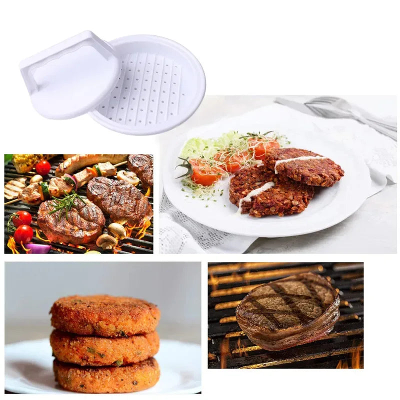 Stuffed Hamburger Press Plastic Hamburger Press Meat Grill Party Churrasco Hamburger Maker Patty Mold
