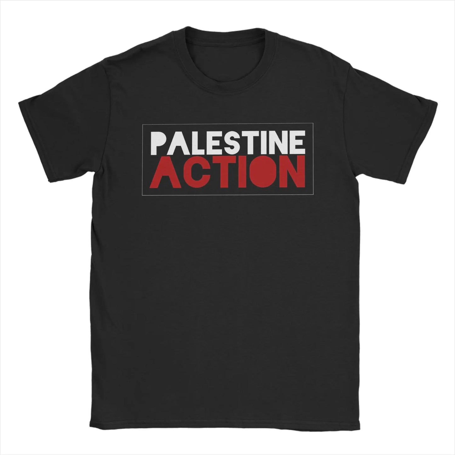 Palestine Action Palestinian T Shirt Summer  100 Cotton T-Shirts For Man Novelty Casual Tee Shirt Short-Sleeve Vintage Tops