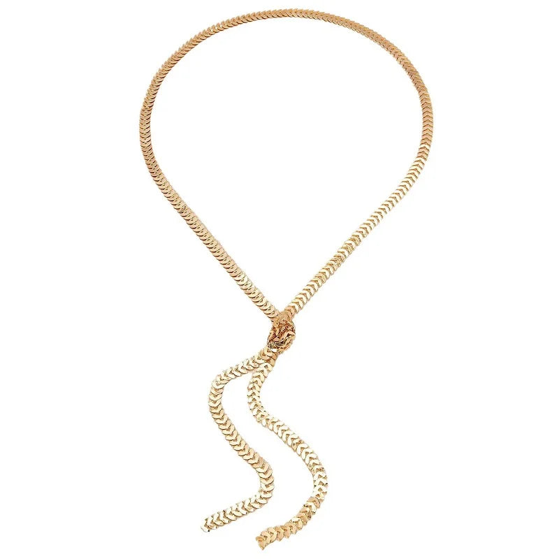 Tassel Necklace Long Knotted Chain Women Girls Gifts Fashion Jewelry Hot Sale Party Gift 2025 New Style