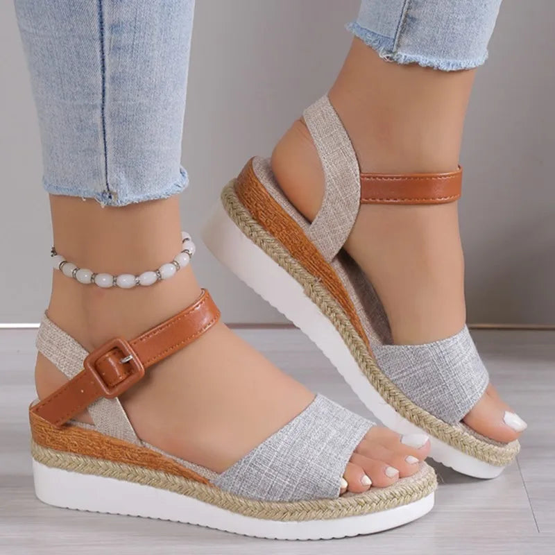 Fashion Shoes Sandals Women Wedge Sandals For Women Casual Women's Sandals Elegant Soft Female Zapatos De Mujer Footwear