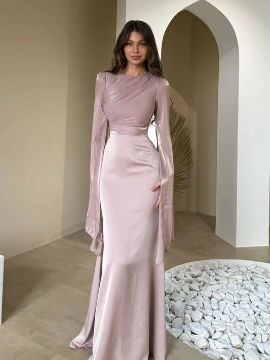 Muslim Dress for Women Party Abaya Dresses Bat Sleeve Ramadan Eid Arab Long Robe Morocco Dubai Kaftan Islam Vestidos Jalabiya