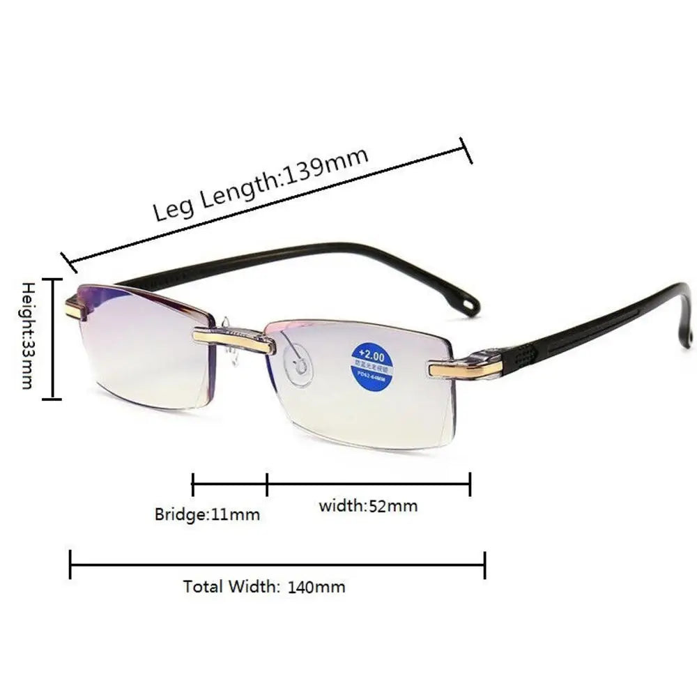 Men's Reading Glasses Smart Glasses With Automatic Adjustment Lens Dimming Glasse Women Anti-blue Light +1.0-+4.0 Reading Mirror
