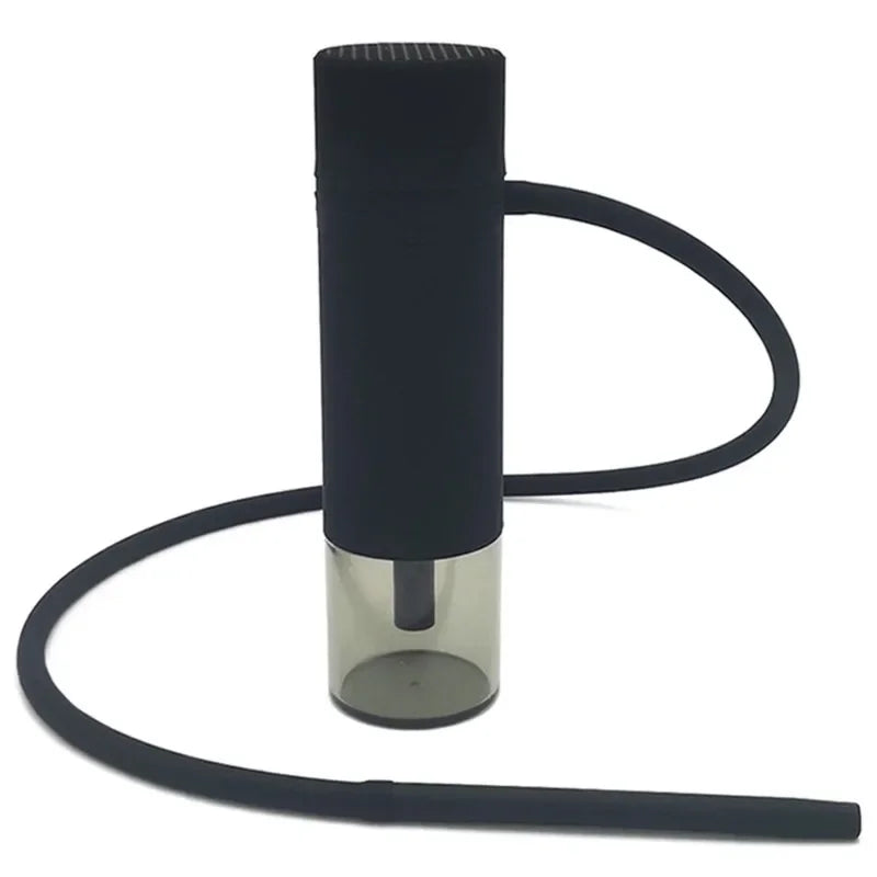 Acrylic 25cm Smoking Pipe Hookah Set with Ceramic Tobacco Grass Bowl Cigarette Holder Portable Shisha Pipa kit Gadgets for men
