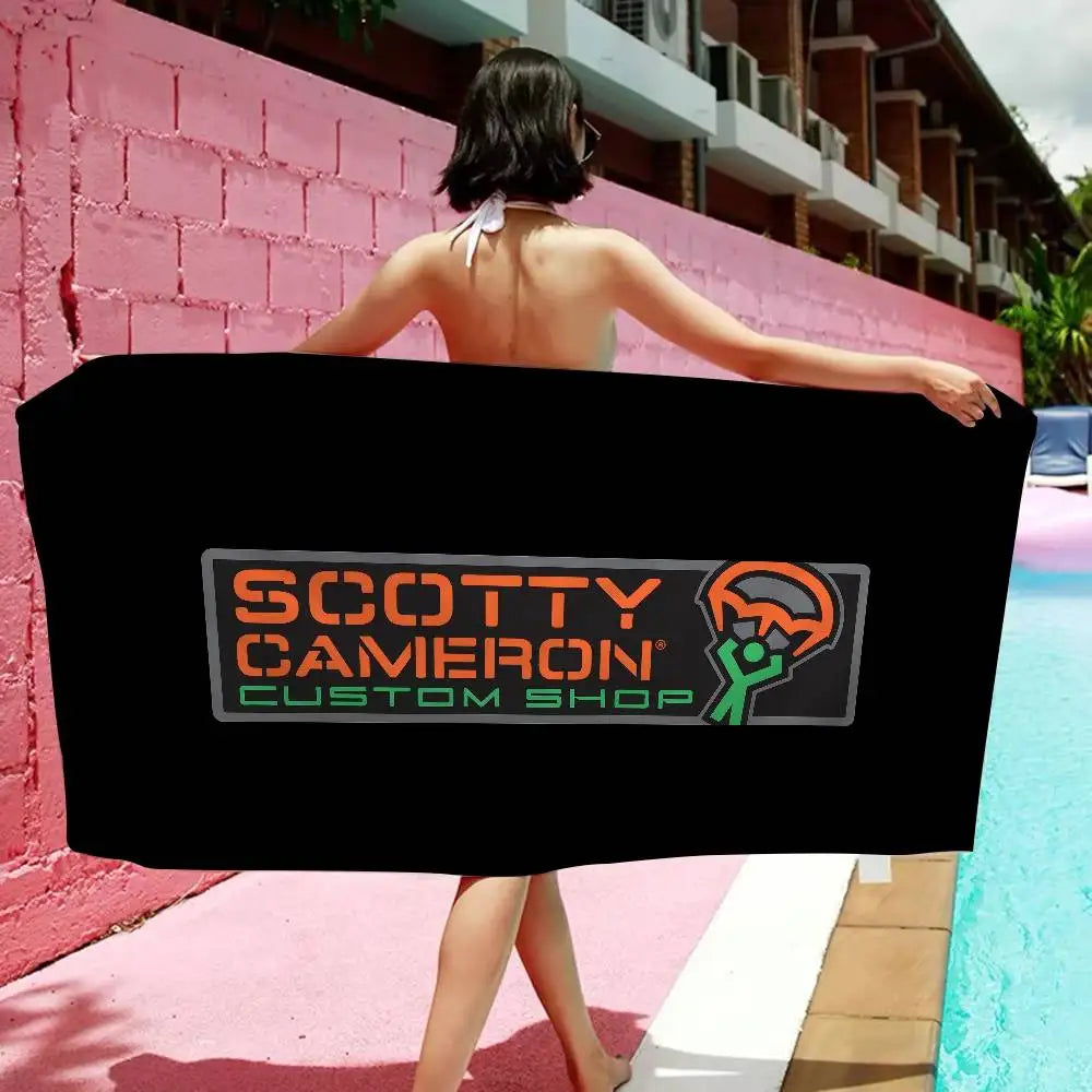 S-Scotty C-Camerons Bath Towel Microfiber Soft Water Absorbing Breathable For Girl Kids Decorative Cartoon Beach Towel
