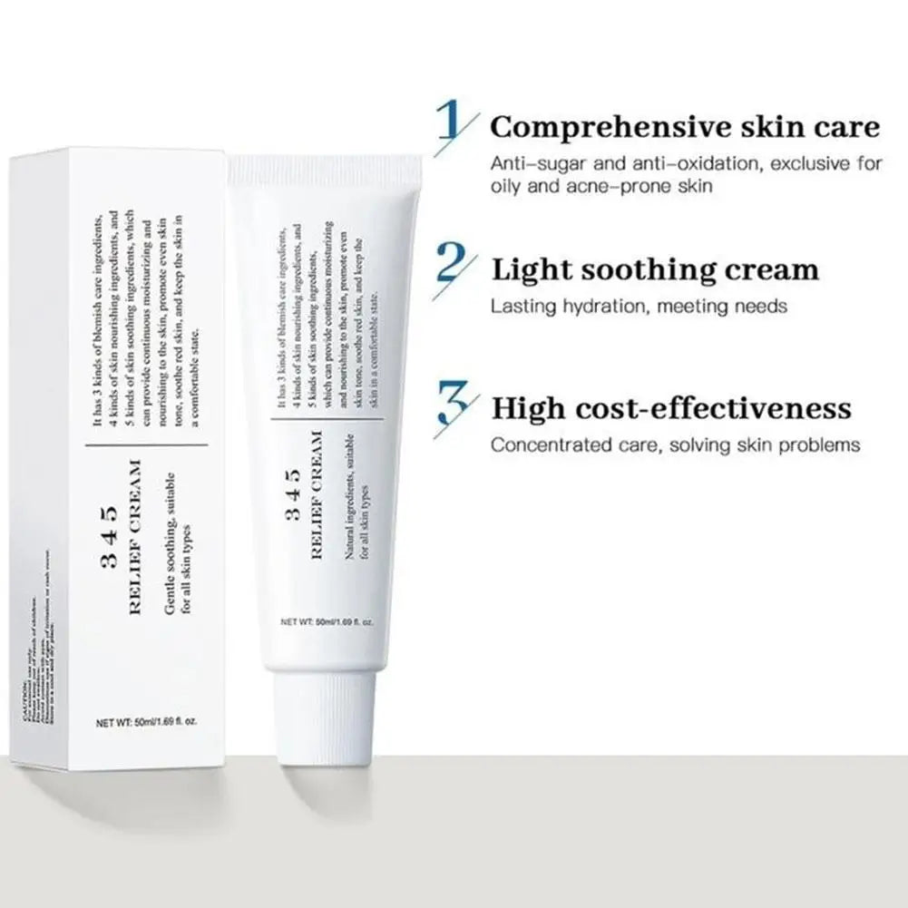 Relief Cream Antioxidant Cream Gently Soothing Face Skin Repair Serum Improving Moisturizing Hydrating Cream Hydrating Skin Care