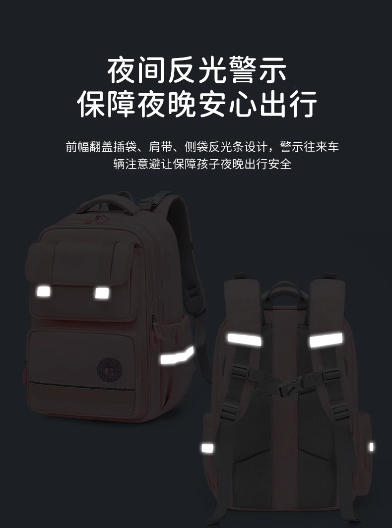 GOLF Primary School Bags for Girls Pink School Backpacks 9 to 10 Years Bookbags Kids Orthopedic Backpack Grade 1 to 4 Boys 2025