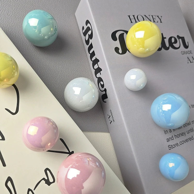 Ceramic Furniture Handles Pearlescent Cabinet Knob Kitchen Drawer Furniture Knobs Handle Hardware Children's Wardrobe Handles