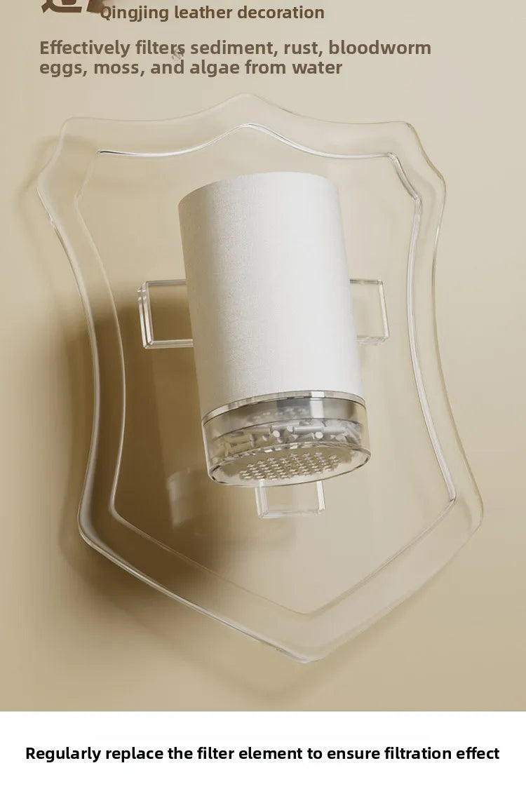 Showerhead Water Filter Universal Fit Bath Filter Removes Chlorine and Impurities Improves Water Quality for Shower