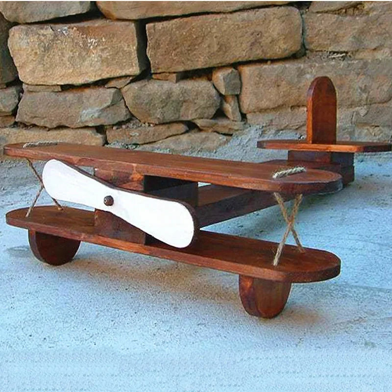 Baby Photography Props Posing Props Baby Shoot Accessori Wood Retro Plane New Born Baby Milestone Posing Hundred Day Photo Props