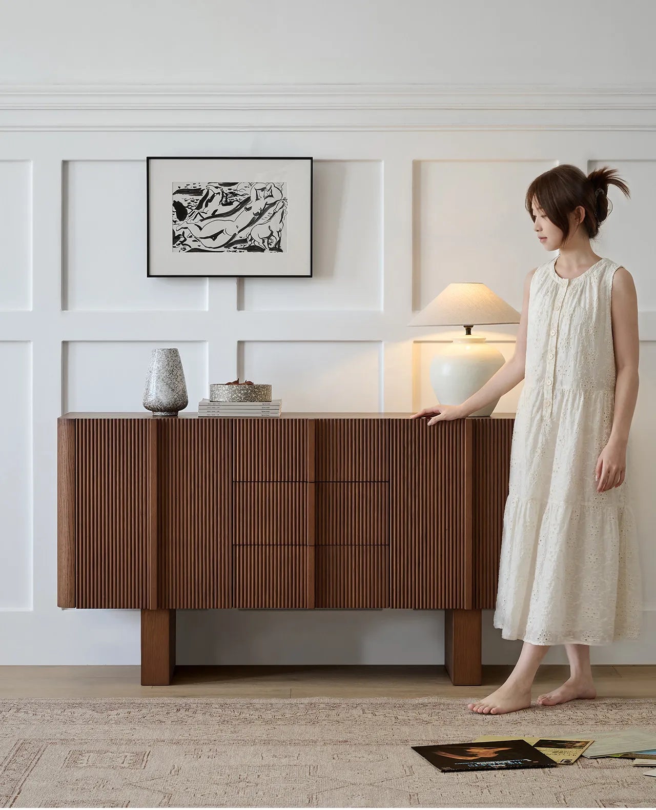 Cabinets House Container Wine Mirror Living Room Tv Stand Living Room Cabinets Craft Wood Armoires De Salon Trendy Furniture