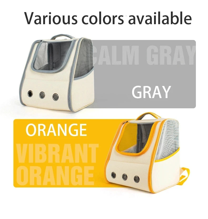 Pet backpack large capacity out of the portable shoulders cat bag pet backpack cat and dog out of the travel carrying bag