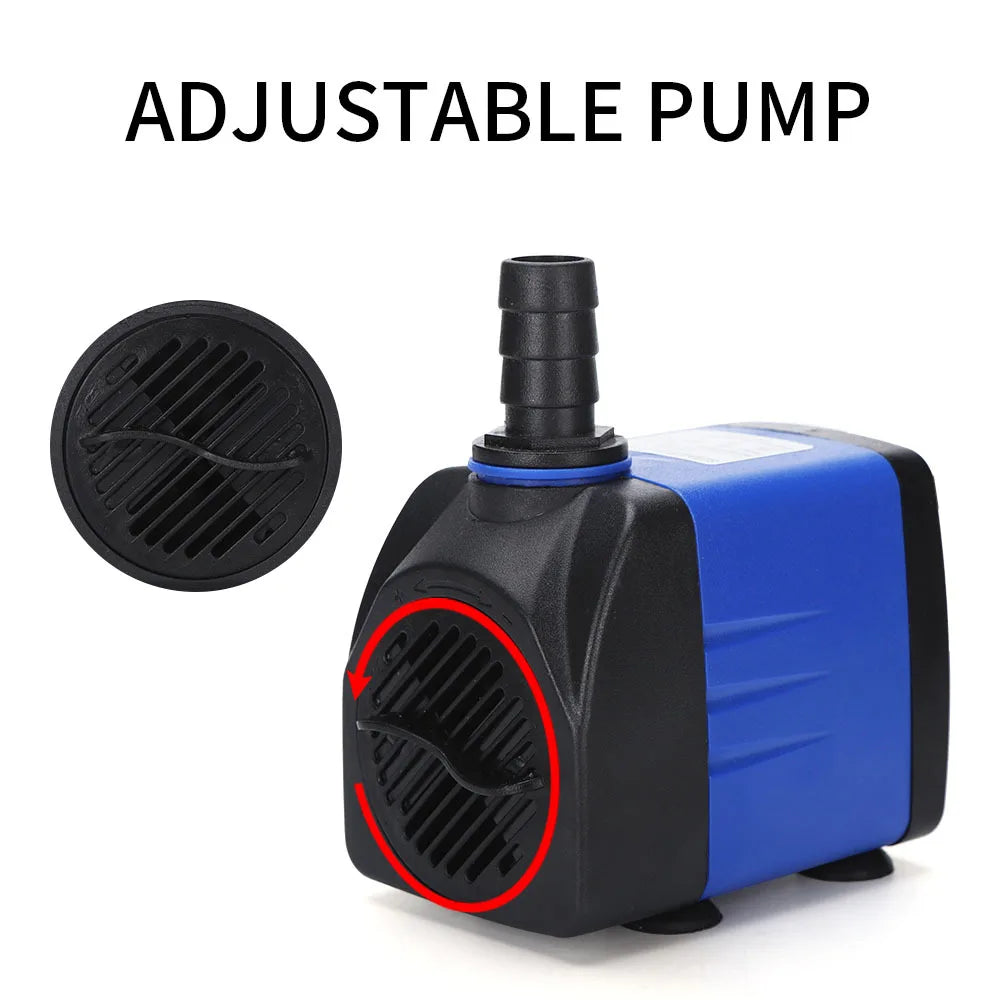 Multifunctional Submersible Pump Silent Small Water Pump Suitable  Aquariums Fish Tanks Rockeries Filtration Cycles Water Pumps