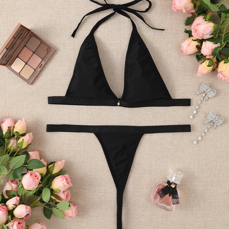 2024 Bathing Suit Women Micro Bikini Sexy Swimsuit Female Swimwear Bikini Set Brazilian Biquini Thong Swimming Suits Beachwear