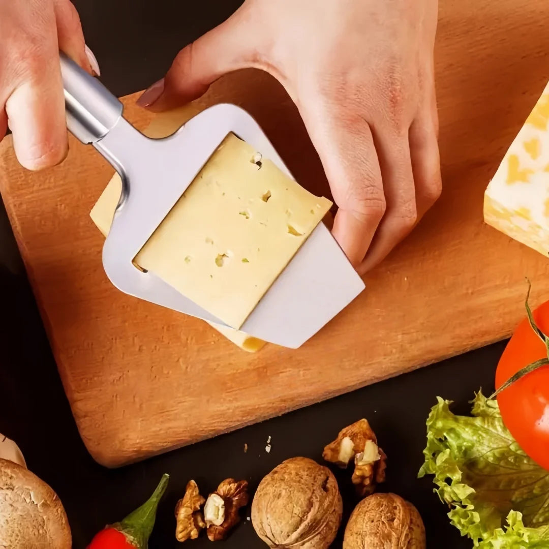 Cheese Slicer Stainless Steel Non Stick Cheese Grinder Multifunctional Handheld Cheese Slicer Baking Tool for Kitchen Cooking