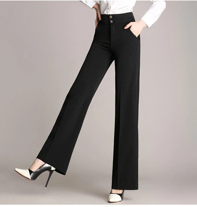 Trendy Women's Pajama Pants Cozy Soft Knitted Full-Length Trousers With Zipper Buttons Decor Ideal For Casual And Commute Wear
