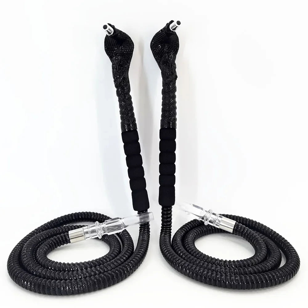 Black Arab Shisha Snake Pipe  Tube Shesha Hookah Smoking Pipe Accessories Shisha Accessories